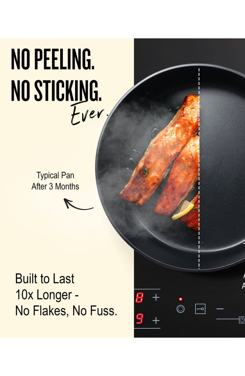 Alva Maestro Ceramic Nonstick Frying Pan, Alternate, color, Black 11 Inch