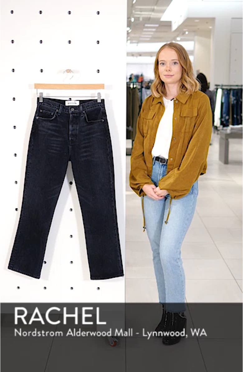 Jordi Ankle Kick Flare Jeans, sales video thumbnail