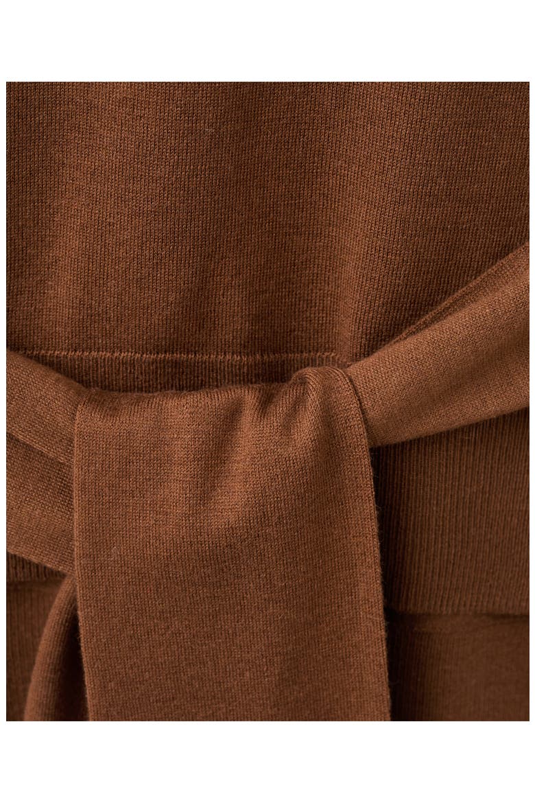 Knot Detail Sweater, Alternate, color, CARAMEL