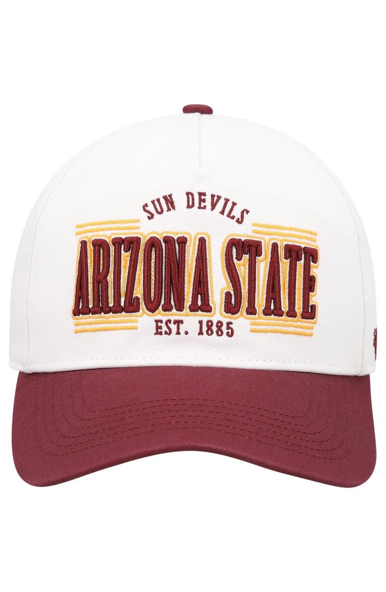 '47 Men's '47 White Arizona State Sun Devils Streamline Hitch Adjustable Hat, Alternate, color,