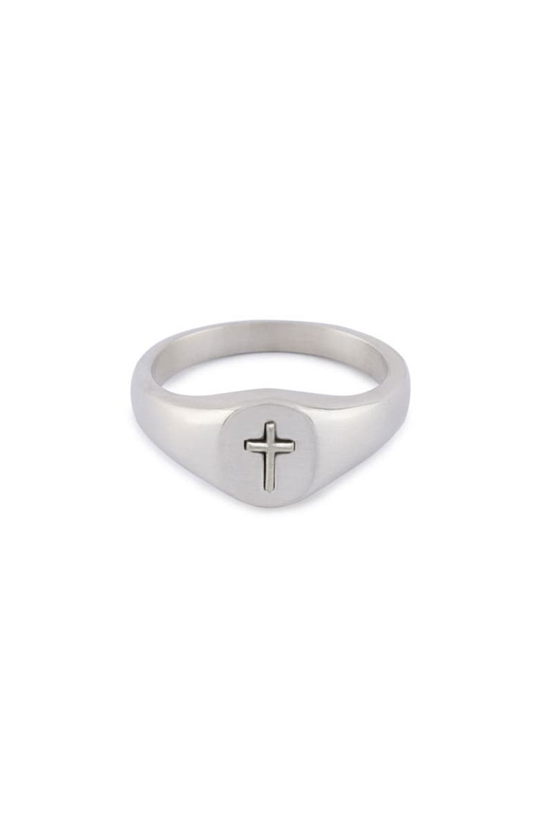 Serge DeNimes Cross Signet Ring, Main, color, 