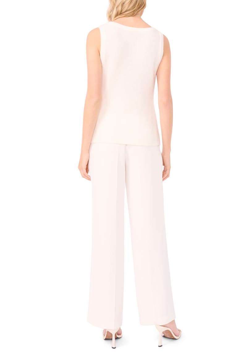Scoop Neck Sleeveless Sweater, Alternate, color, NEW IVORY