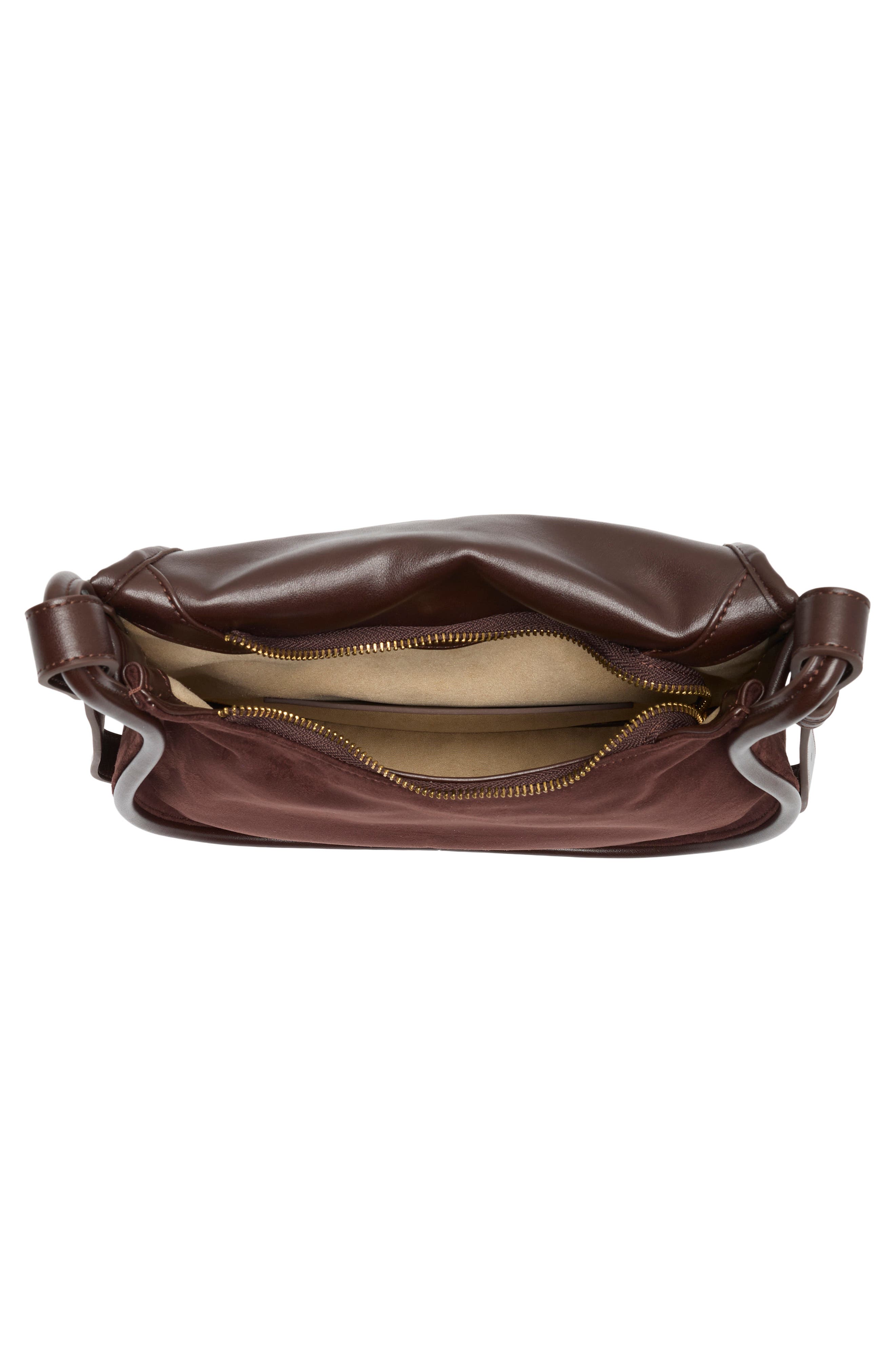 Small Arla Hobo Bag, Alternate, color, CHOCOLATE
