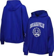 Tommy Hilfiger Women's Tommy Hilfiger Royal Indianapolis Colts Becca Drop Shoulder Pullover Hoodie