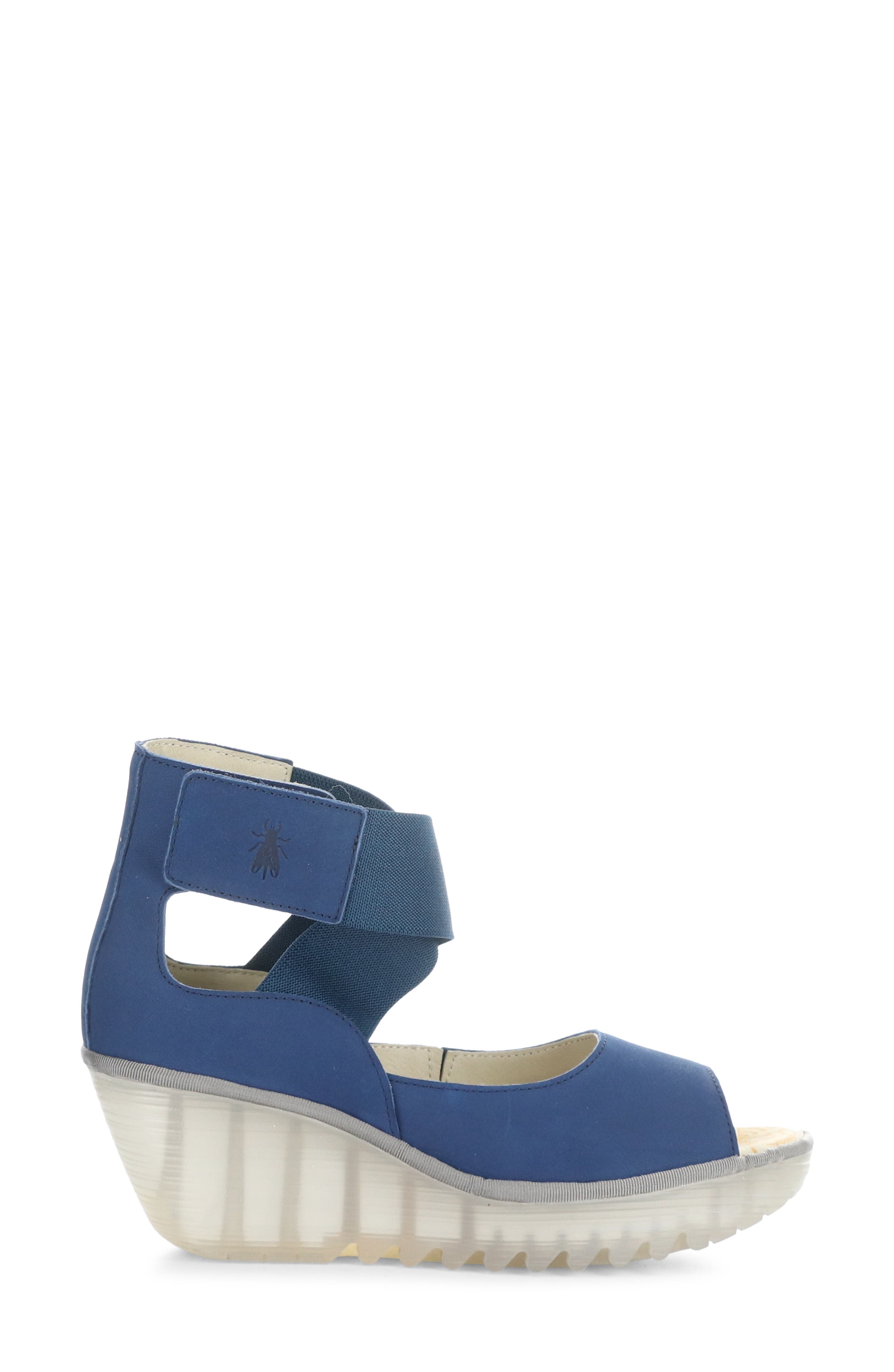 Yefi Platform Wedge Sandal, Alternate, color, 004 BLUE CUPIDO
