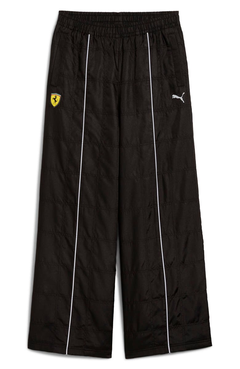 PUMA x Ferrari Premium Flare Pants, Alternate, color, Puma Black