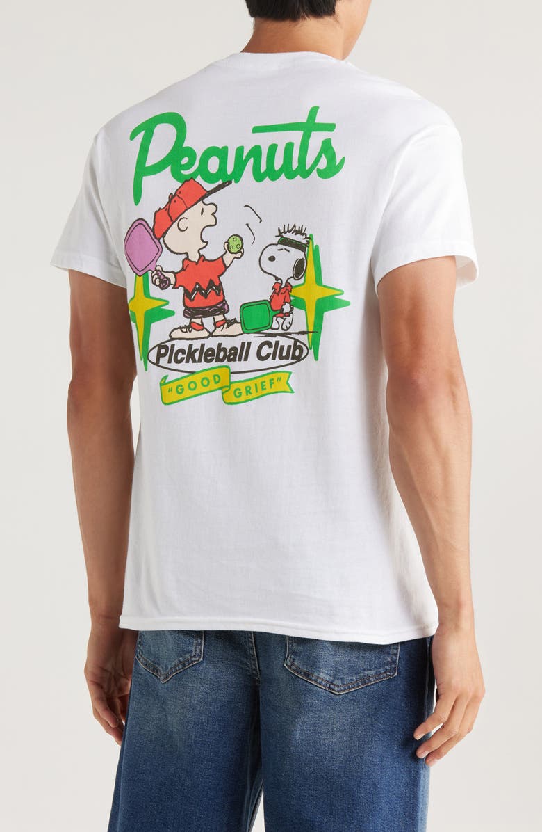 The Forecast Agency x Peanuts Pickleball Club Graphic T-Shirt, Alternate, color, 
