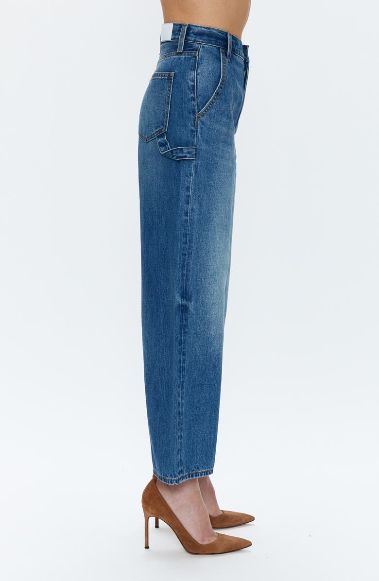 Pistola Loretta Utility High Waist Wide Leg Jeans, Alternate, color,