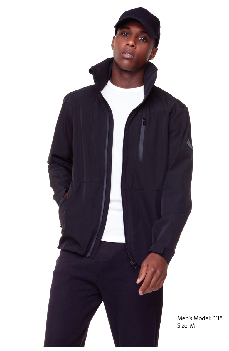 Alpine North CARMACKS - Men's Midweight Rain Shell Jacket, Alternate, color, Black