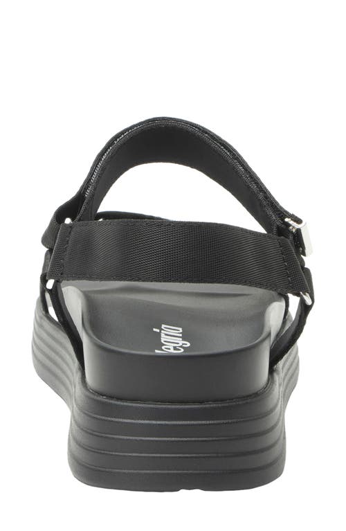 Alegria By Pg Lite Allyson Platform Sandal In Black
