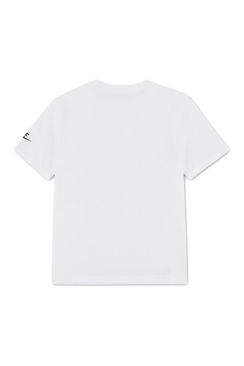 Kids' Swoosh Action Figure T-Shirt, Alternate, color, WHITE