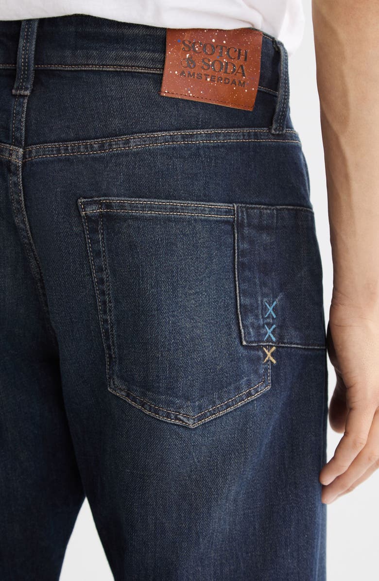 Scotch & Soda The Zee Straight Fit Jeans, Alternate, color, Paint It Blauw