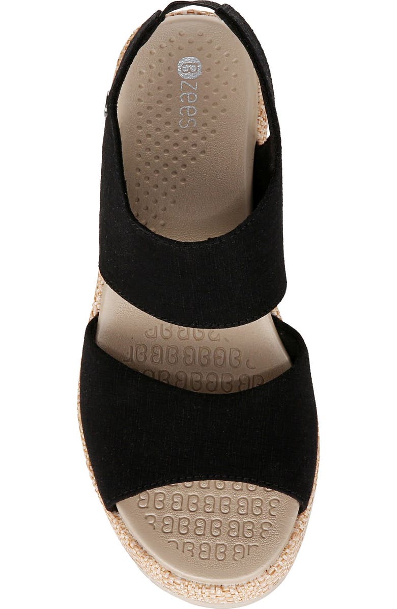 BZees Reveal Wedge Slingback Sandal, Alternate, color,
