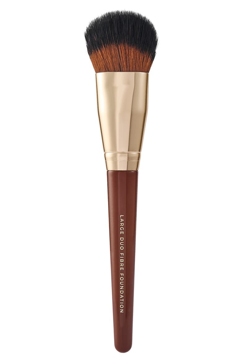 Pantherine Large Duo Fibre Foundation Brush, Alternate, color, BROWN