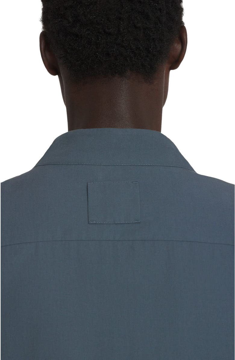 Lanvin FLUID COTTON ASCOT COLLAR TOP, Alternate, color, 