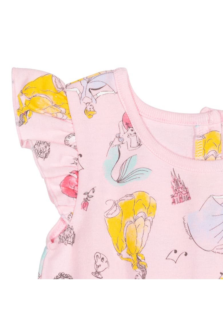 Princess Sleeveless Skater Romper, Alternate, color, Princess Pink