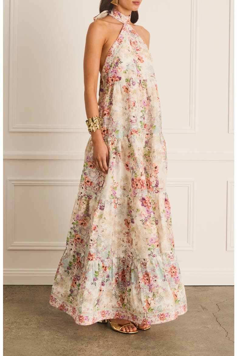 Dianthus Evelyn Maxi Dress, Alternate, color, White
