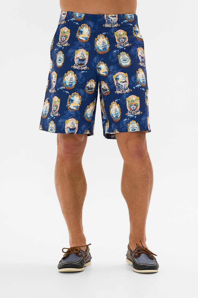 Mid Length Trail Short With Fixed Waist Song Of Saint Anthony, Alternate, color, Song Of Saint Anthony