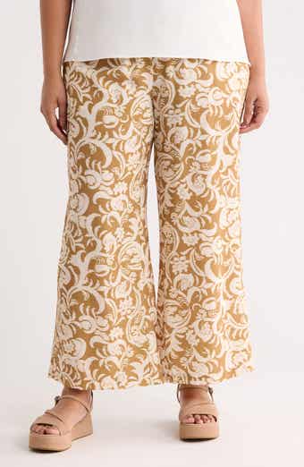 INDUSTRY REPUBLIC CLOTHING Wide Leg Printed Pants
