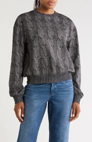 7 For All Mankind Luxweave Knit Crewneck Sweatshirt