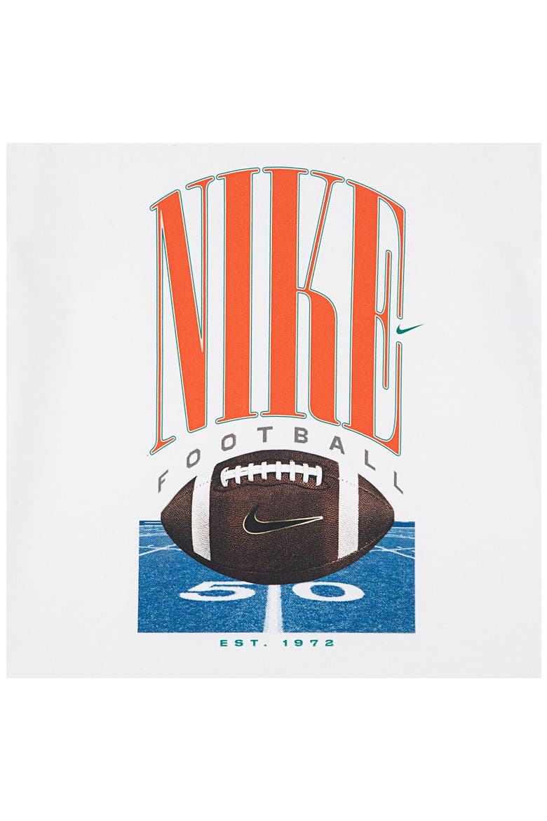 Football Photo Graphic T-Shirt, Alternate, color, WHITE