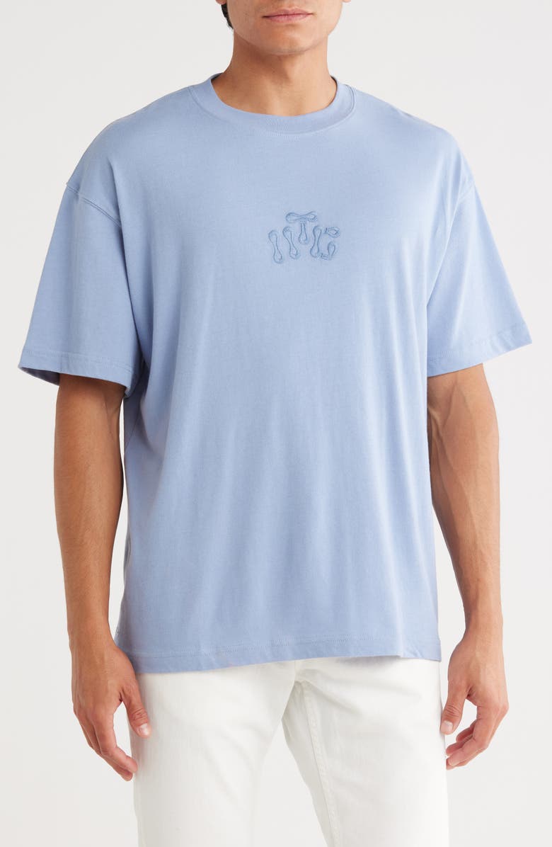 HONOR THE GIFT Embroidered Logo Cotton Graphic T-Shirt, Main, color,