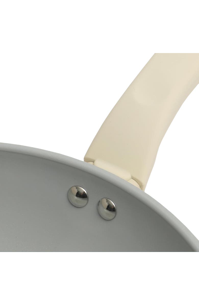 Gibson Home Barnsdall 12 Inch Nonstick Aluminum Frying Pan, Alternate, color, White