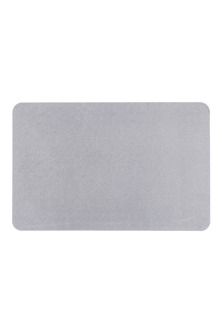 Smooth Diatomite Bath Mat, Main, color, GREY
