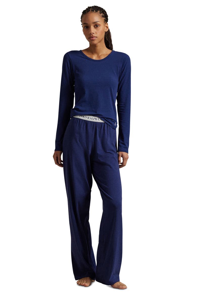Baselayer Stretch Cotton T-Shirt, Alternate, color, NAVY
