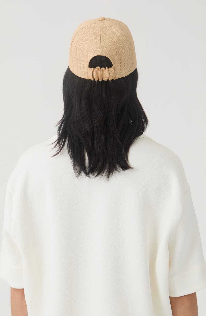 Eugenia Kim Lo UPF 50+ Raffia Baseball Cap, Alternate, color, Natural