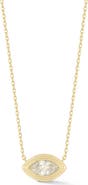 GLAZE JEWELRY Marquise Cubic Zirconia Pendant Necklace