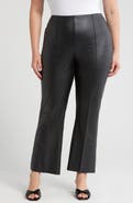 Lysse Elysse Foiled Stretch Faux Leather Pants