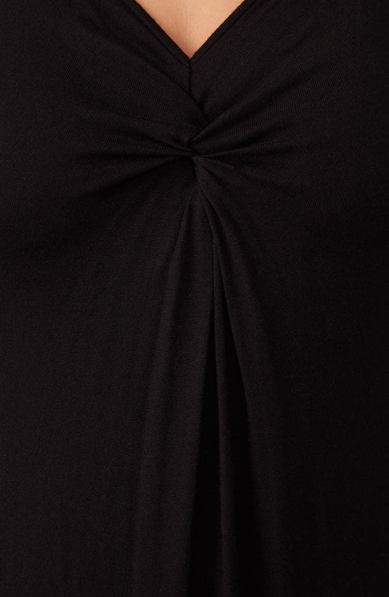 Estelle Eclipse Long Sleeve V-Neck Midi Dress, Alternate, color, 