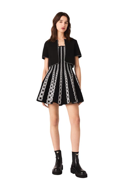 Cropped short sleeve cardigan