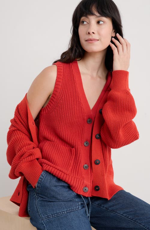SEASALT CORNWALL SEASALT CORNWALL SWANPOOL RIB SWEATER VEST