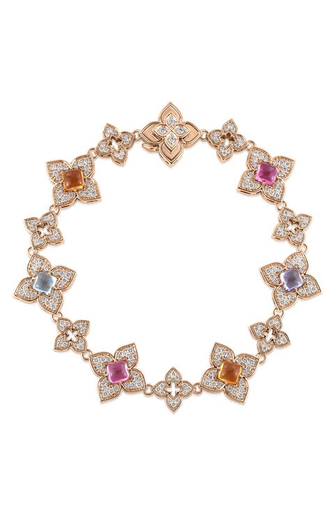 Venetian Princess Carnival Diamond & Mixed Jewels Bracelet