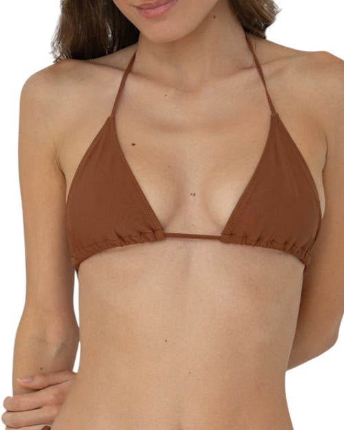 Bright Swimwear Melody Top In Brown