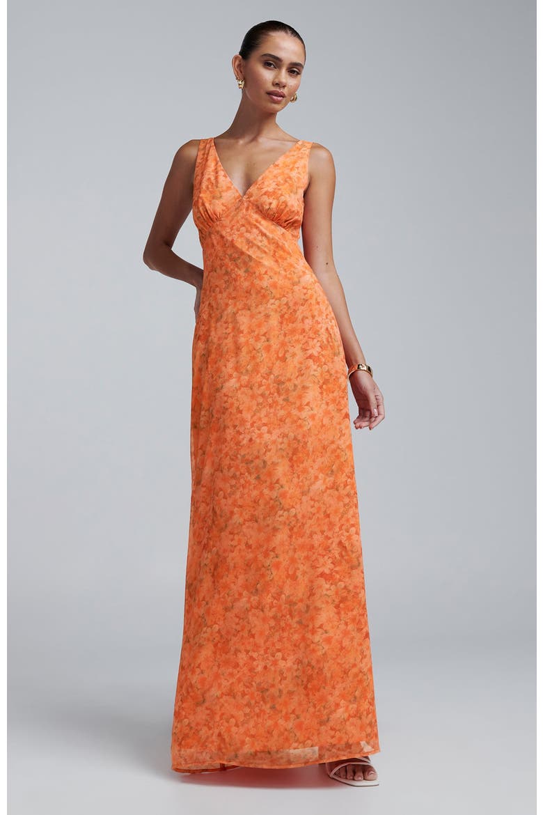 Chelsea Dress, Main, color, Orange Bloom