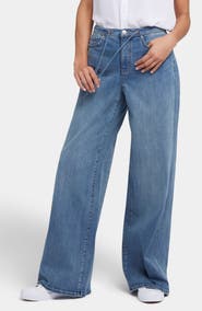 NYDJ Cindi Cool Embrace® Drawstring High Waist Relaxed Wide Leg Jeans