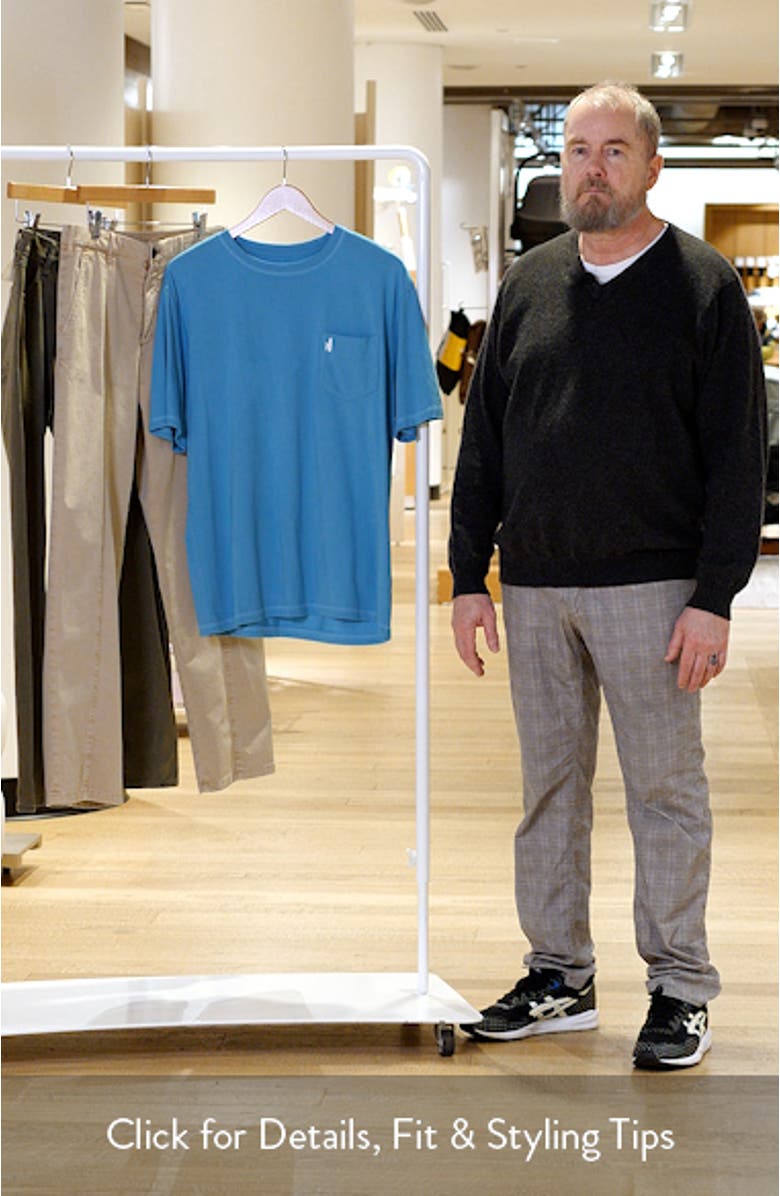 Born to Surf Cotton Blend Pocket T-Shirt, sales video thumbnail