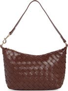 URBAN EXPRESSIONS Faux Leather Woven Crossbody Bag