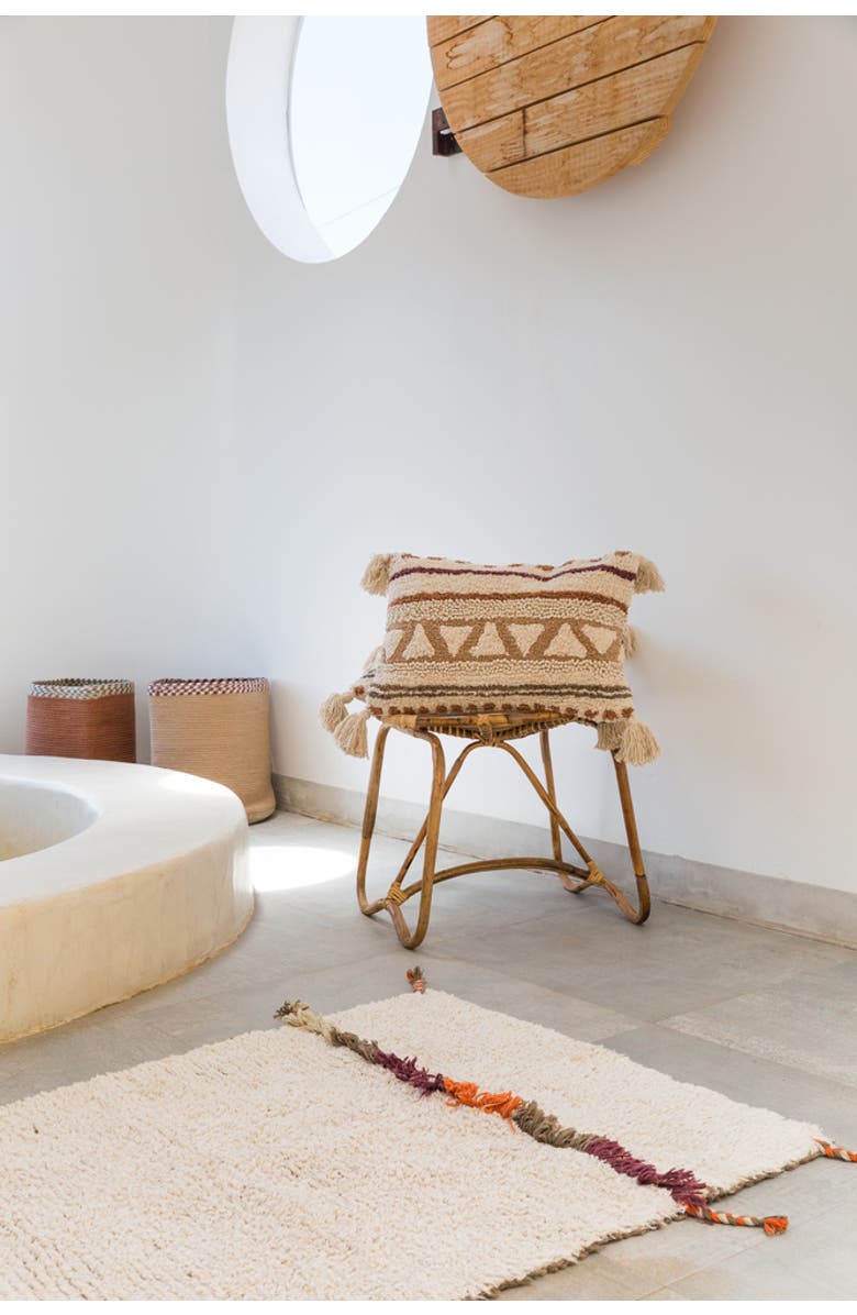 Lorena Canals Nomad cushion Sistan, Alternate, color, Natural, Multi