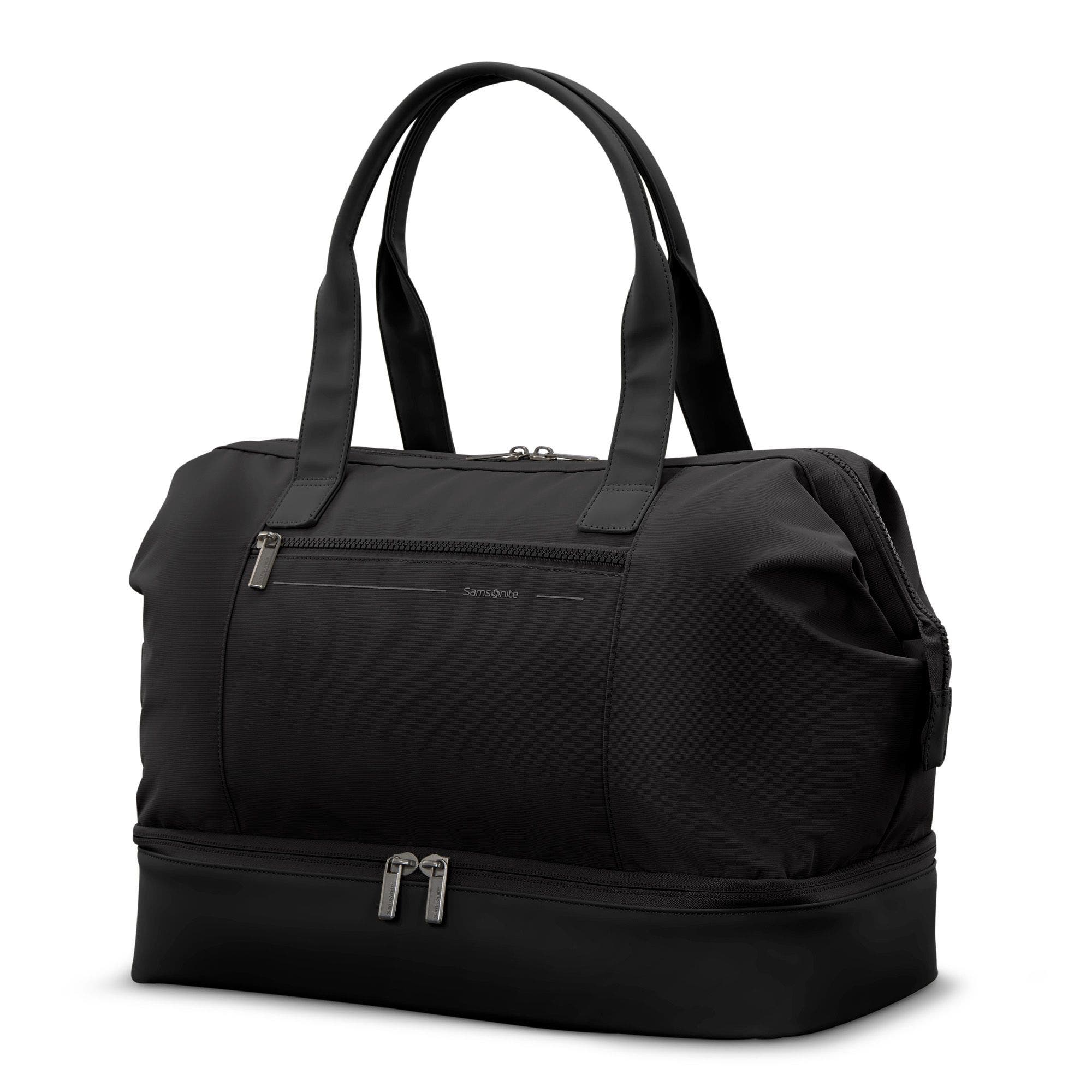 Samsonite Better Than Basic Drop Bottom Weekender, Alternate, color, Black