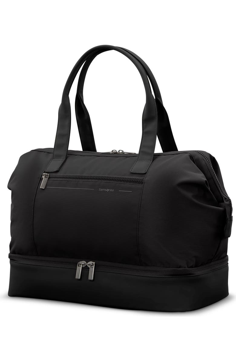 Samsonite Better Than Basic Drop Bottom Weekender, Alternate, color, Black