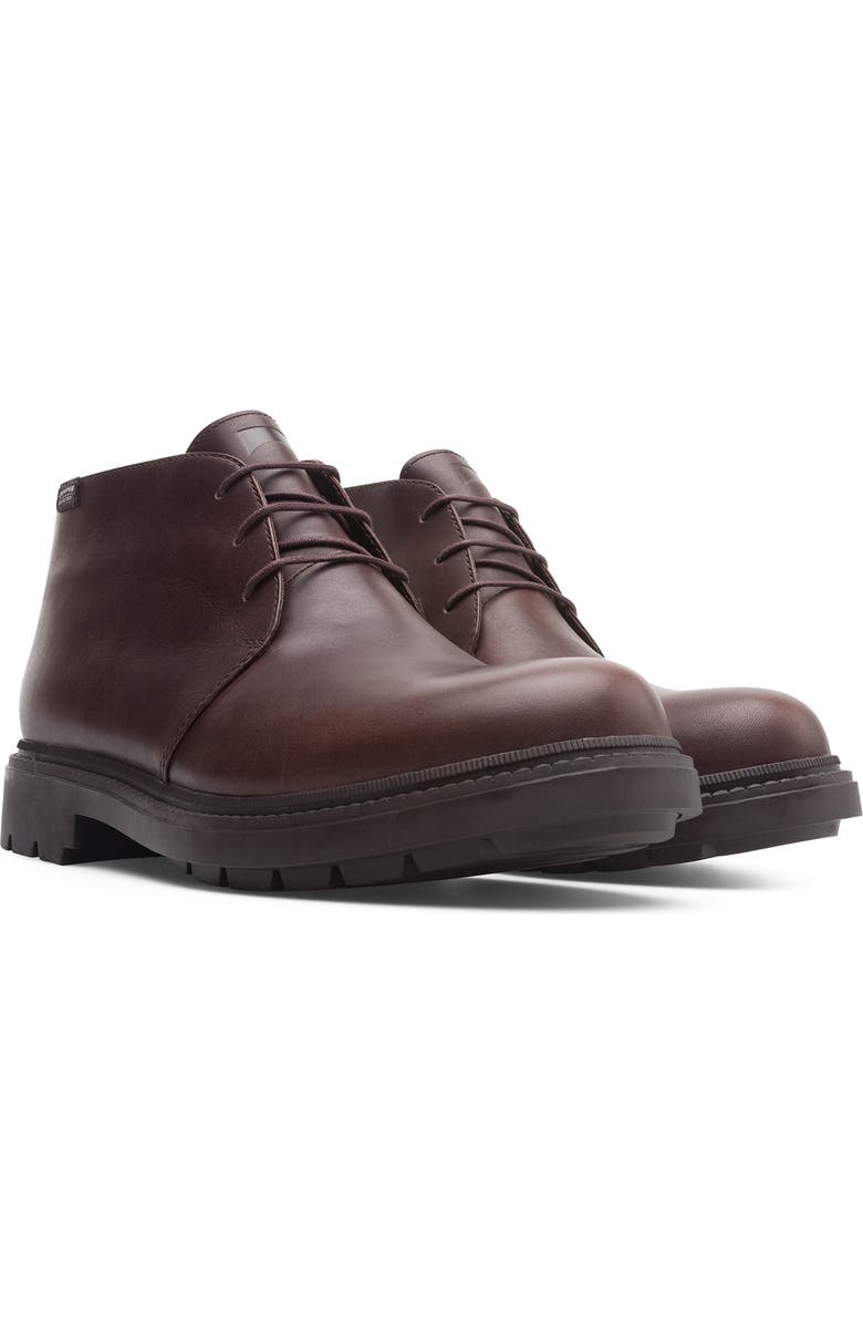 Camper Hardwood Waterproof Leather Chukka Boot, Main, color,