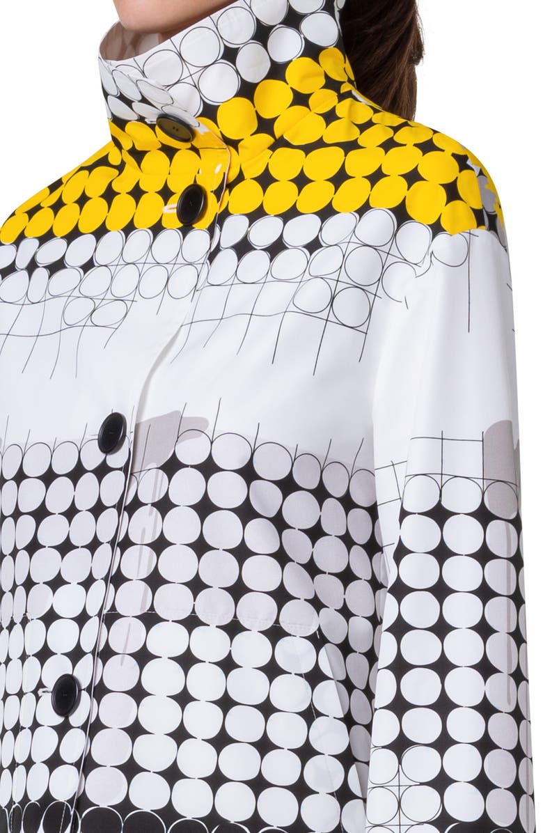 Akris punto Skyscraper Techno Taffeta Jacket, Alternate, color, 