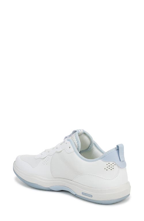 Ryka Rykä Court Agility Sneaker In White/skyrise Blue