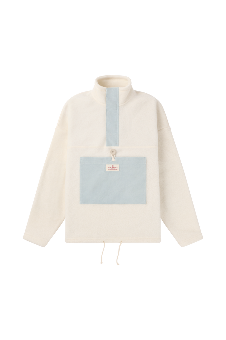 V-Bond Cord Fleece Womens, Main, color, Natural/Blue Sky