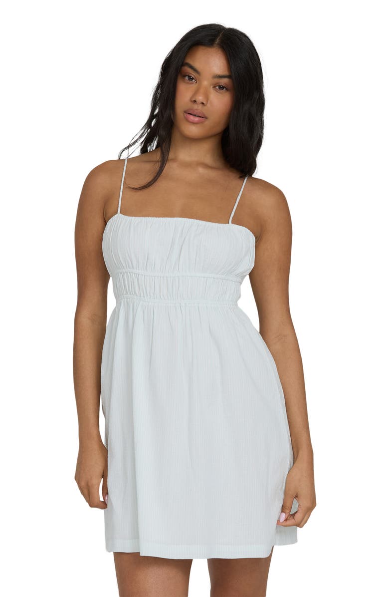 Billabong Feel the Breeze Cotton Mini Sundress, Alternate, color, Clearwater