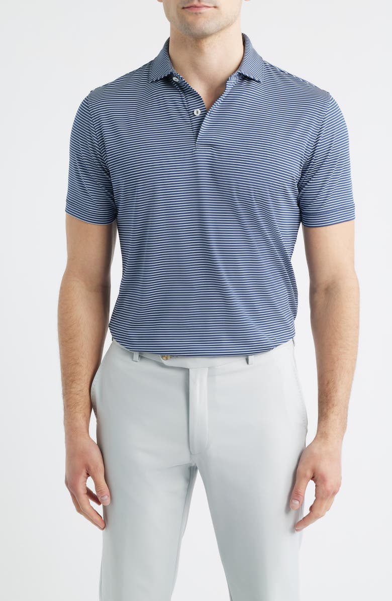 Peter Millar Crown Crafted Ballad Performance Polo, Main, color, Navy
